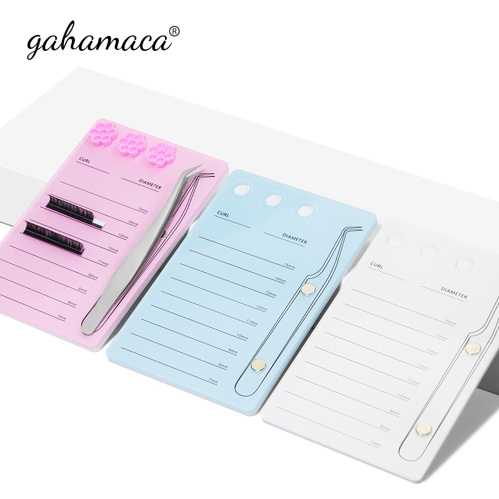 Eyelash Extension Aftercare - GAHAMACA almohadilla acrílica para soporte de