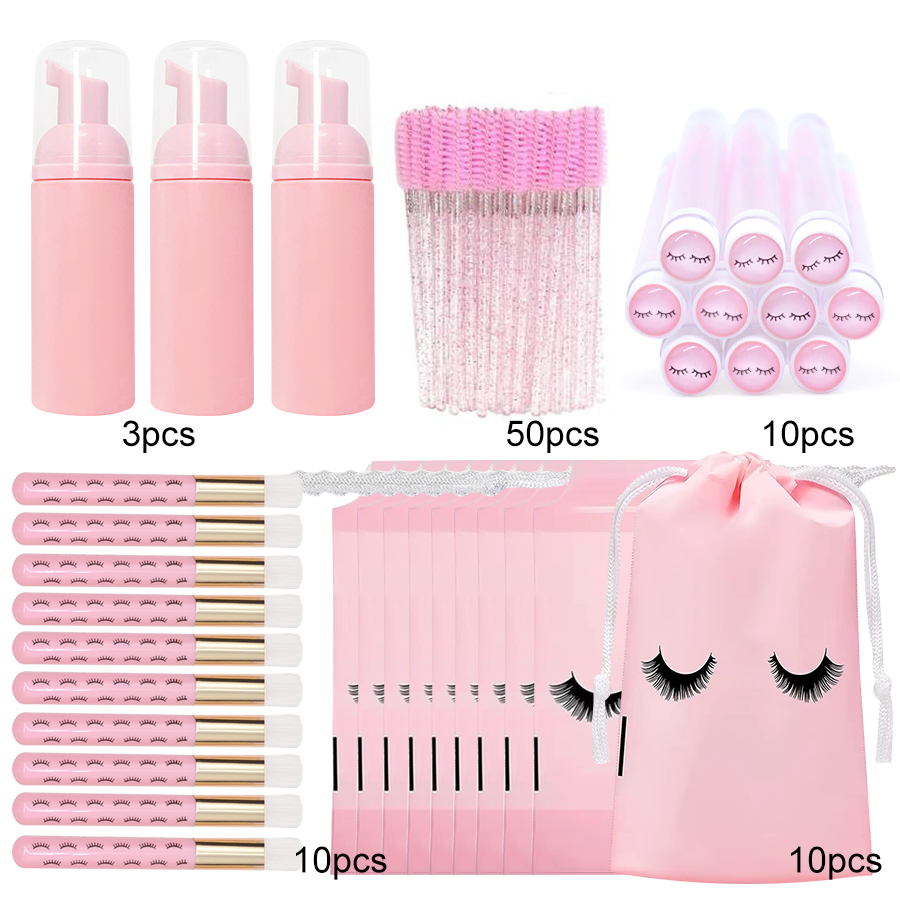 Eyelash Extension Aftercare - Juego de cepillos para botellas de