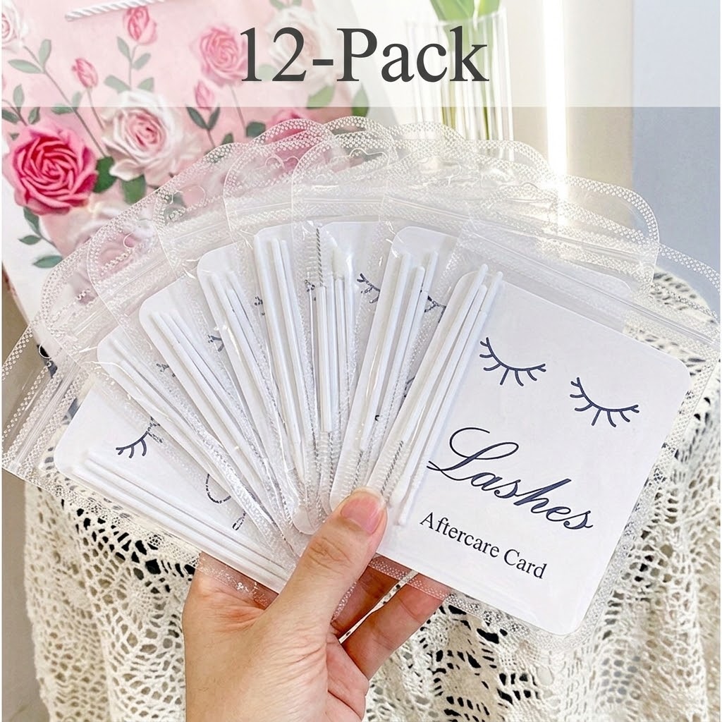 Eyelash Extension Aftercare - 12 piezas de kits de cuidado