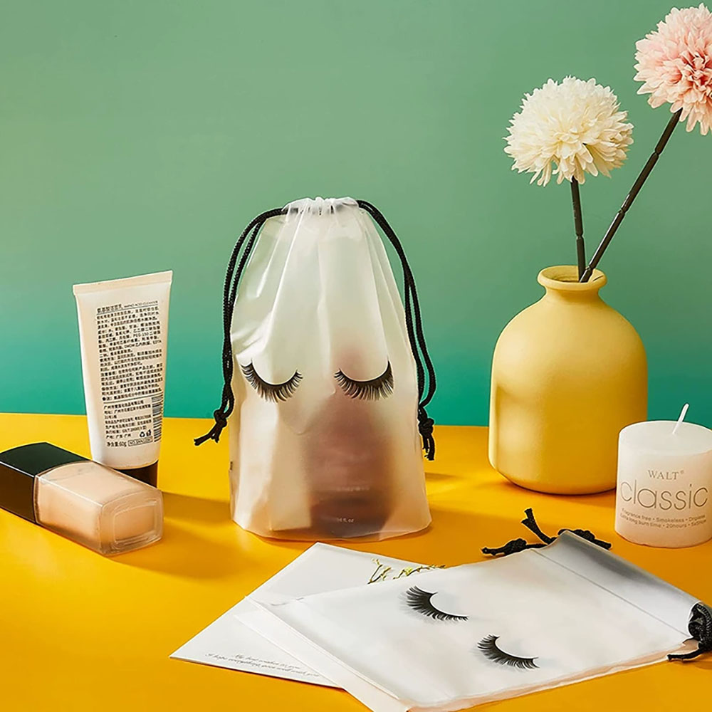 Eyelash Extension Aftercare - 50 Bolsas Cosméticas para Pestañas, Mini