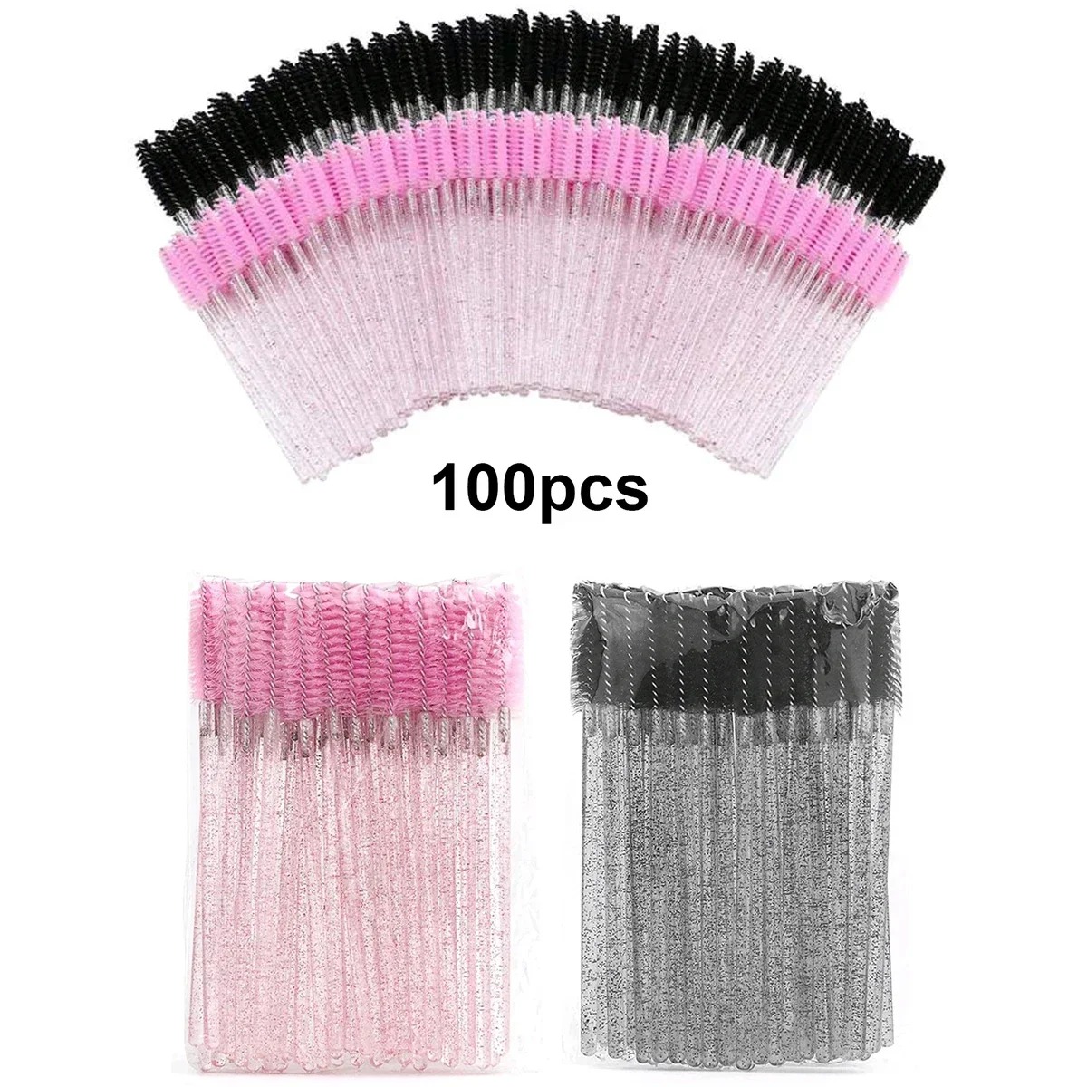 Eyelash Extension Options - 100 Uds cepillos desechables para pestañas