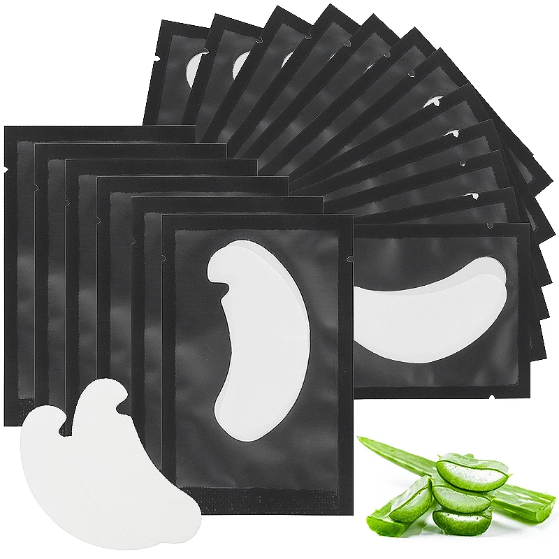 Eyelash Extension Eye Mask - Parches para extensión de pestañas, 50/100/200