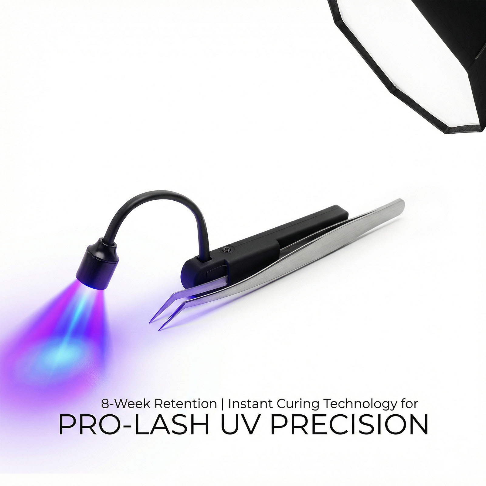 Lash Extension Tweezers - Lámpara LED para Pestañas 1W 395nm,