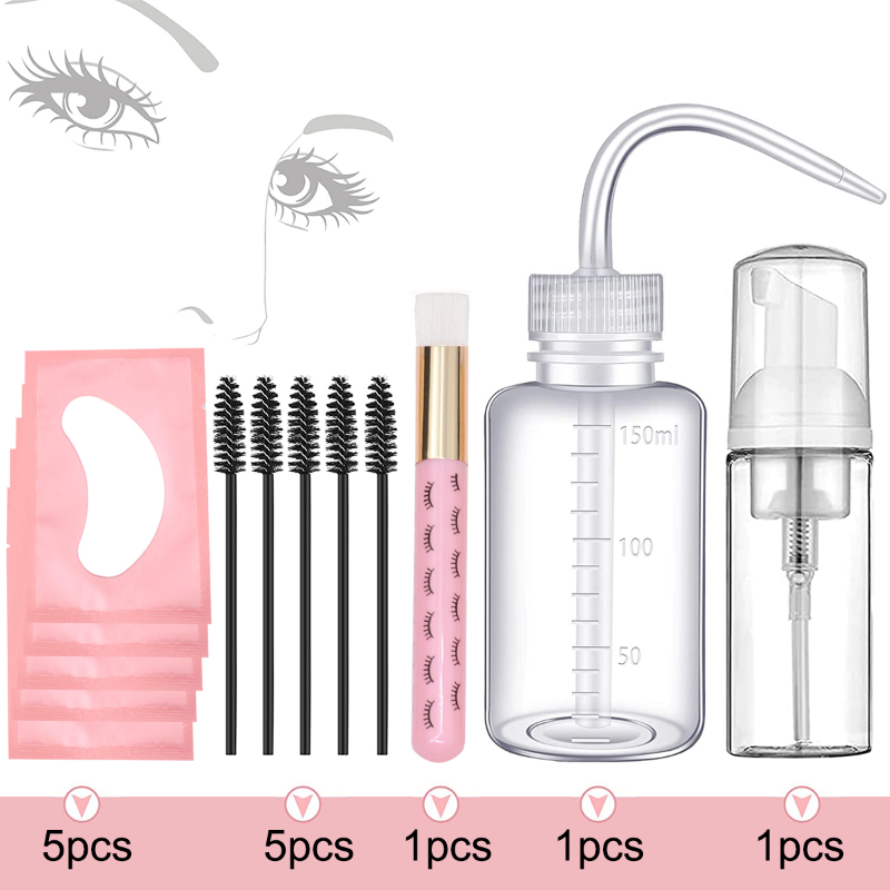 Eyelash Extension Eye Mask - Kit de limpieza de extensiones de