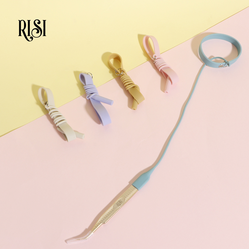 Lash Extension Tweezers - RISI-Pinzas de silicona para extensión de