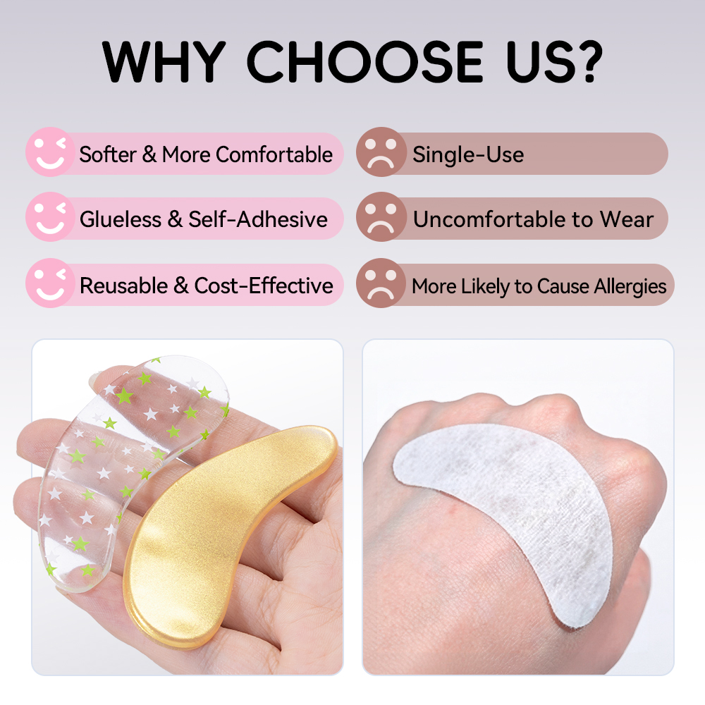 DAMMAN 1/5 Pares de Parches de - Eyelash Extension Eye Mask reseña y precio