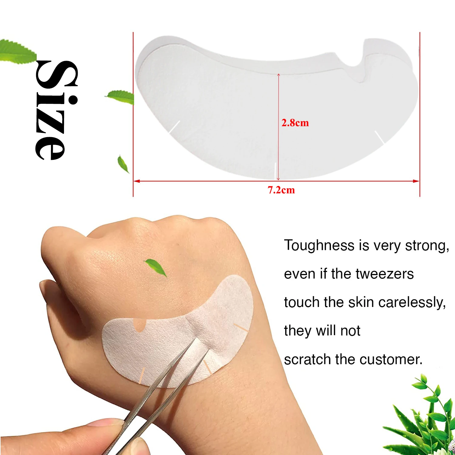 50/100 Uds. Almohadillas para  - Eyelash Extension Eye Mask reseña y precio