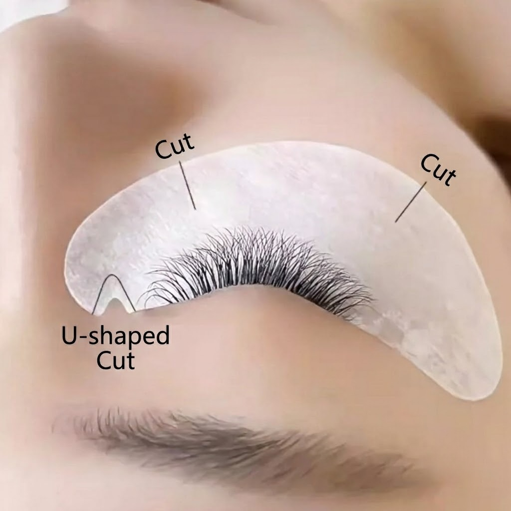 50 Pares de Parches en Forma d - Eyelash Extension Eye Mask reseña y precio