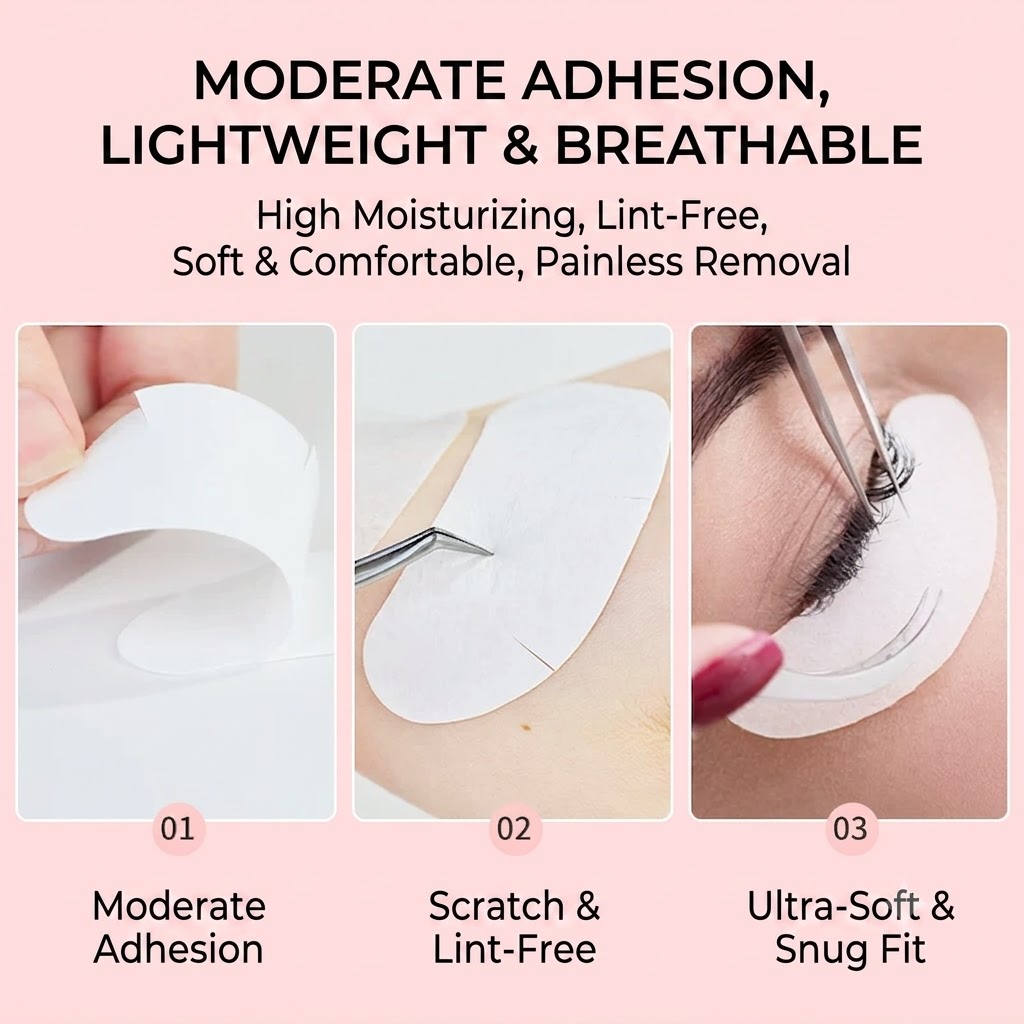 50 Pares de Parches en Forma d - Eyelash Extension Eye Mask reseña y precio