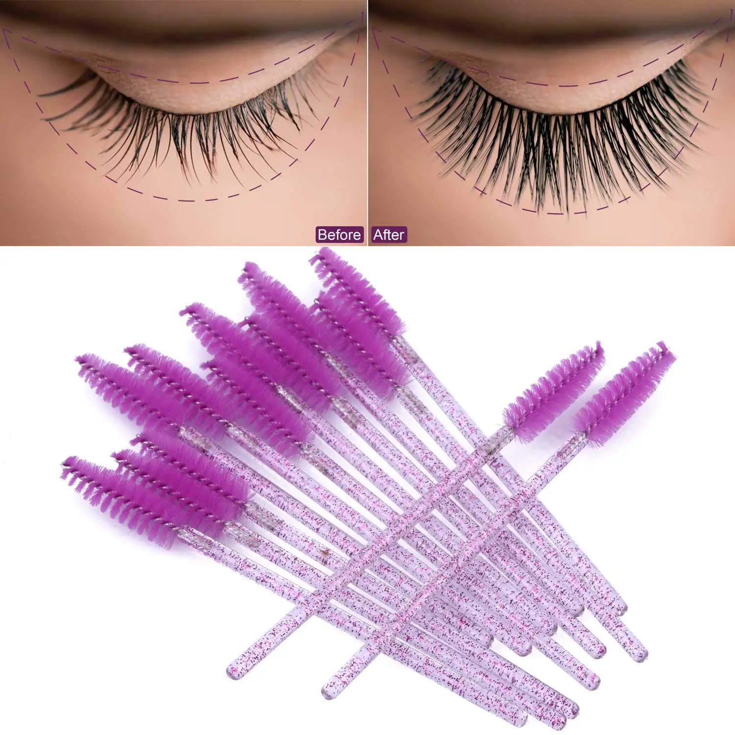 100/1000/2000 Uds varitas de r - Eyelash Extension Options reseña y precio