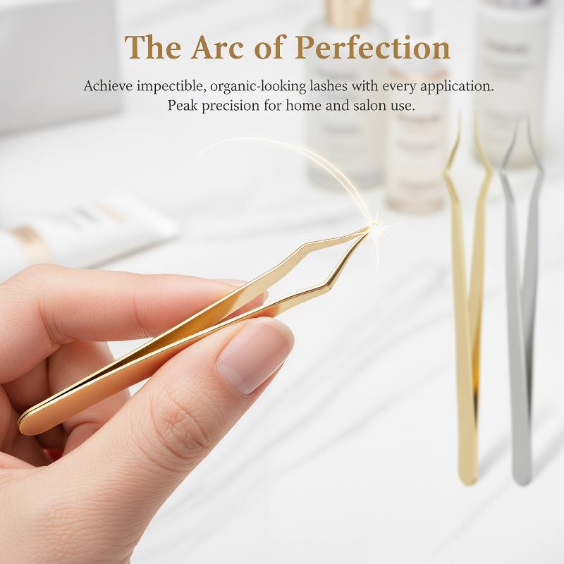 Juego de pinzas de acero inoxi - Lash Extension Tweezers reseña y precio