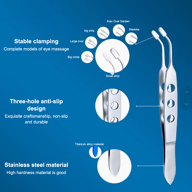 Pinzas para párpados, pinzas p - Lash Extension Tweezers reseña y precio