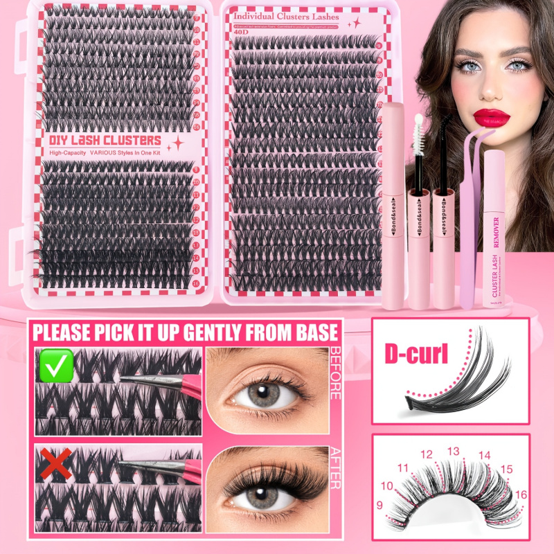 740/200 piezas Kit de extensió - Lash Extension Tweezers reseña y precio