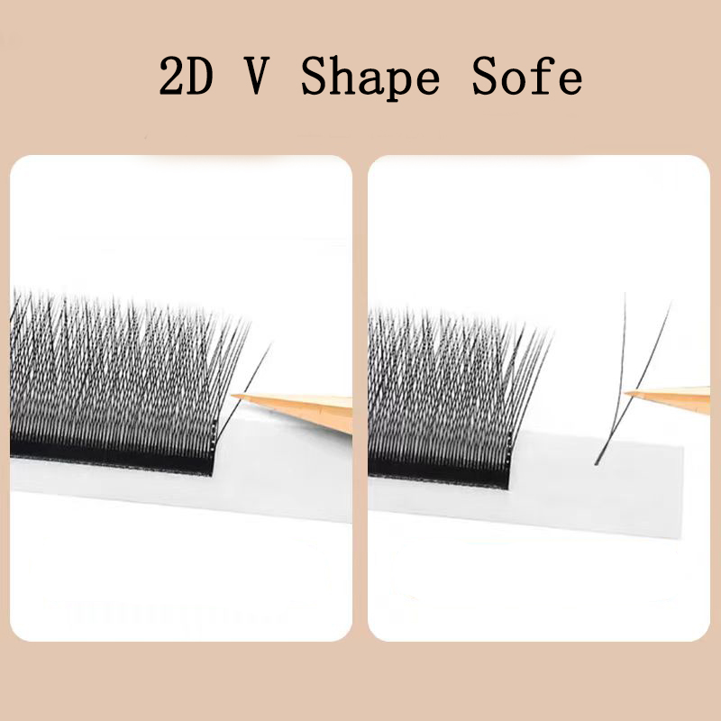 Pestañas MARIA 2D en forma de  - Eyelash Extensions Classic reseña y precio