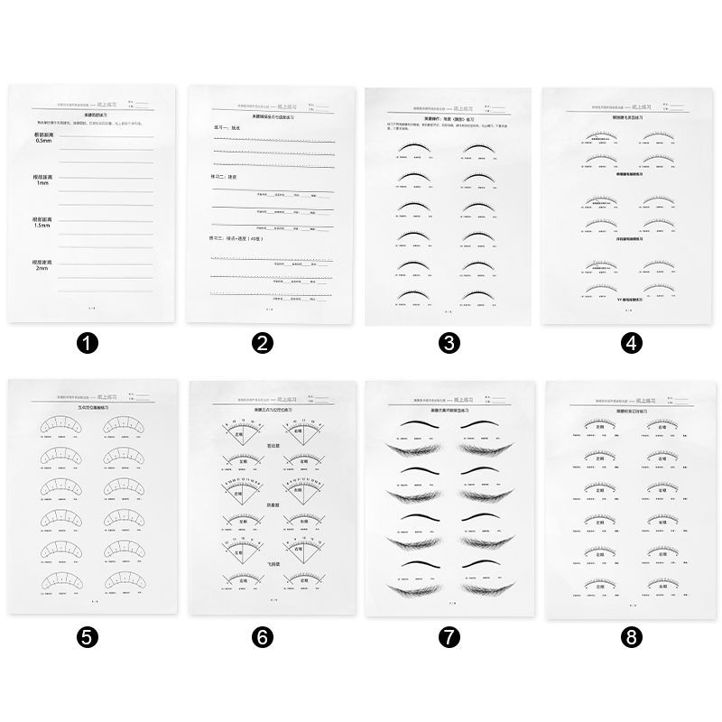 Papel para práctica de pestaña - Eyelash Extension Aftercare reseña y precio